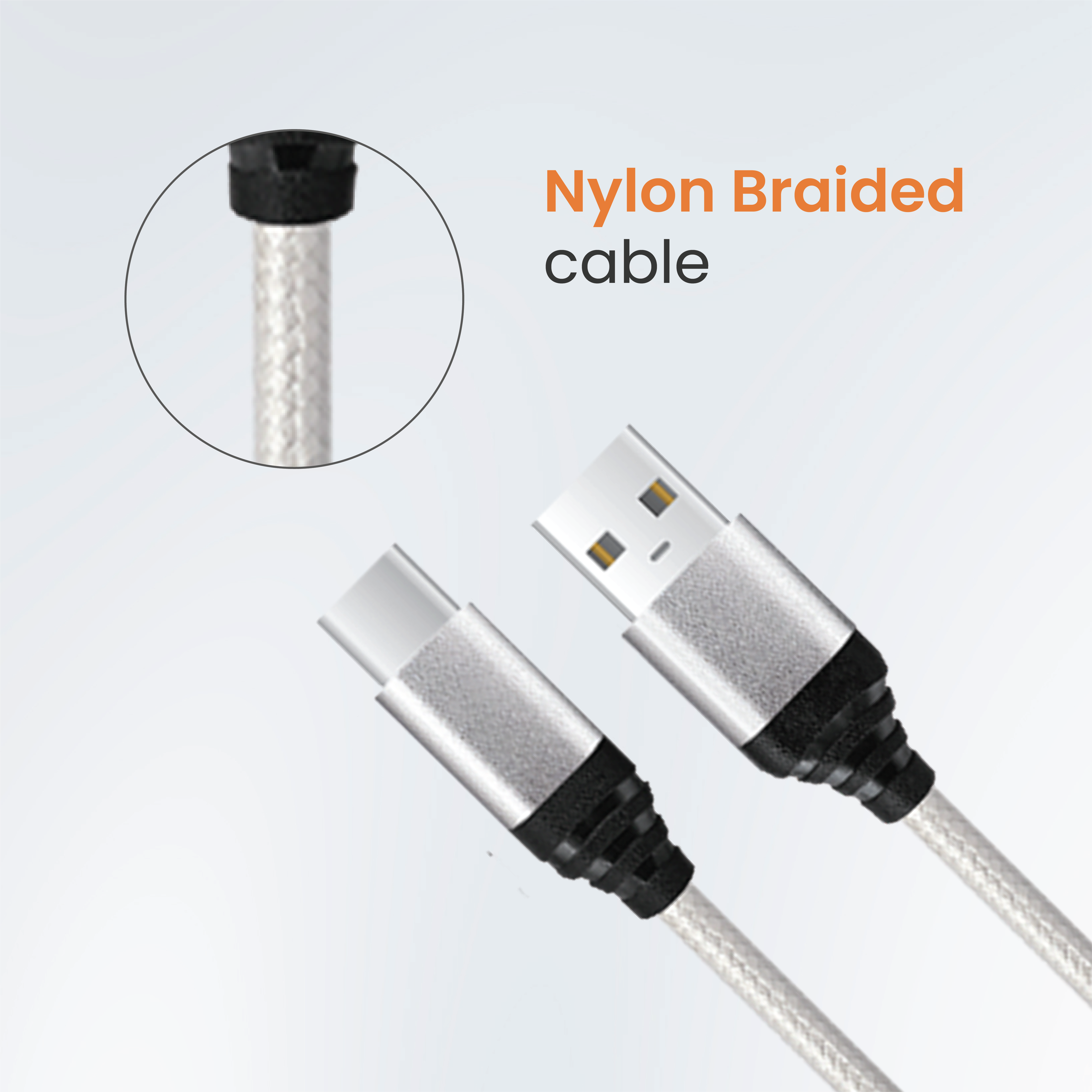 JC SSPEEDY GO 65W Braided USB → Type-C Cable